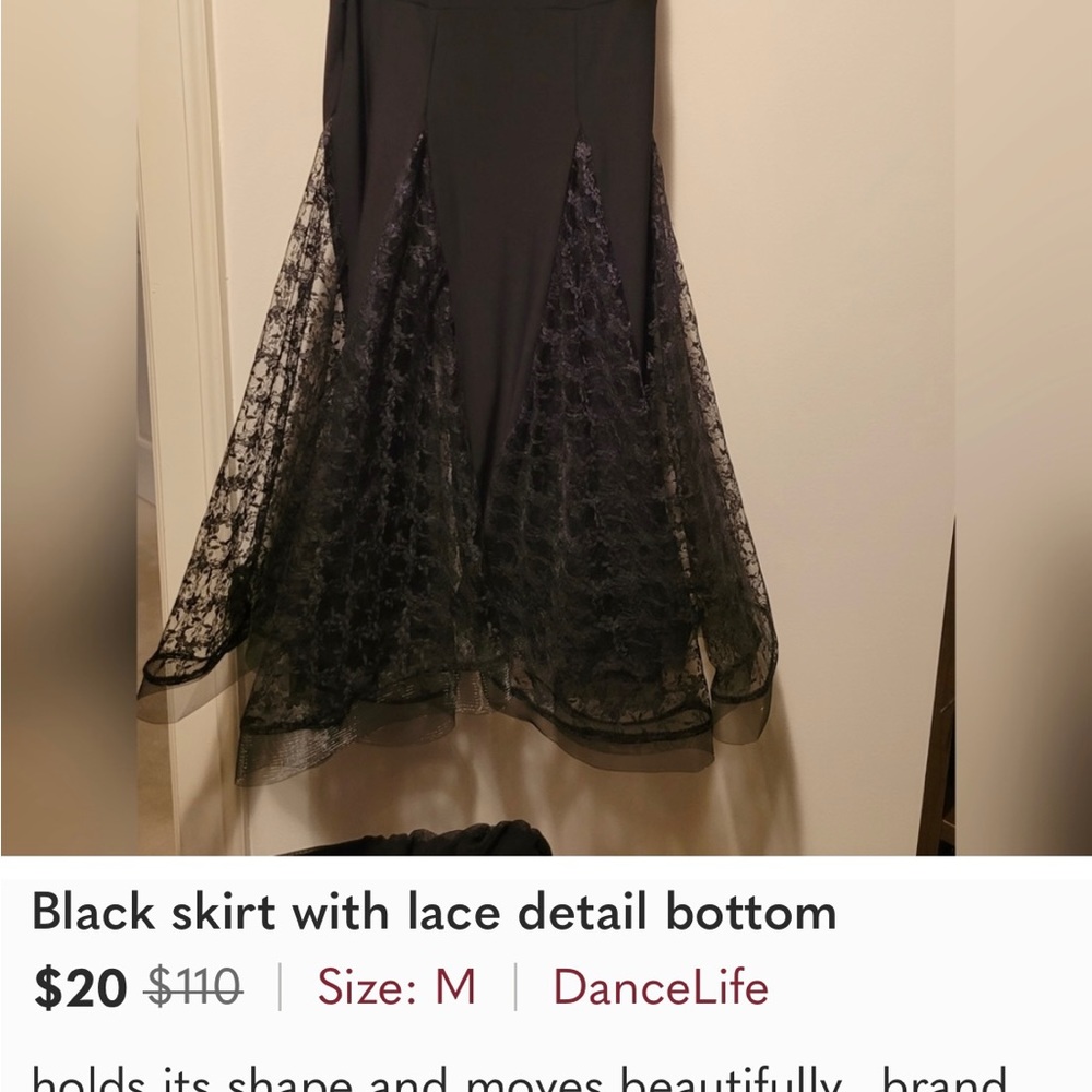 Ballroom skirt, practice